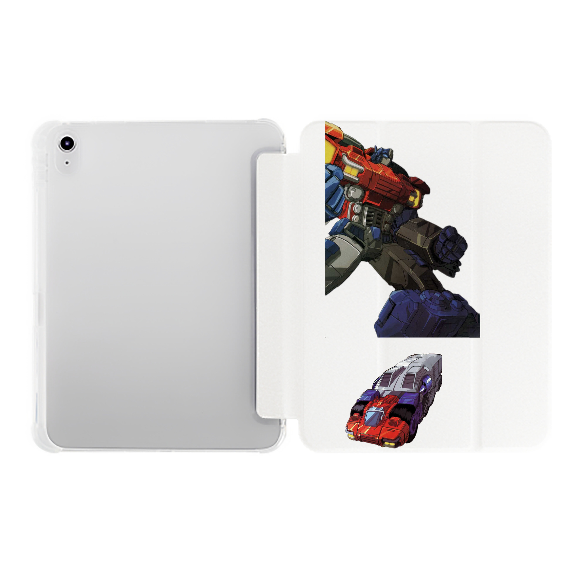 （画像用）  IPad ケース ペン収納付き 三つ折りスタンド PUレザー×シリコン 対応機種9.5/10.5/10.9インチ